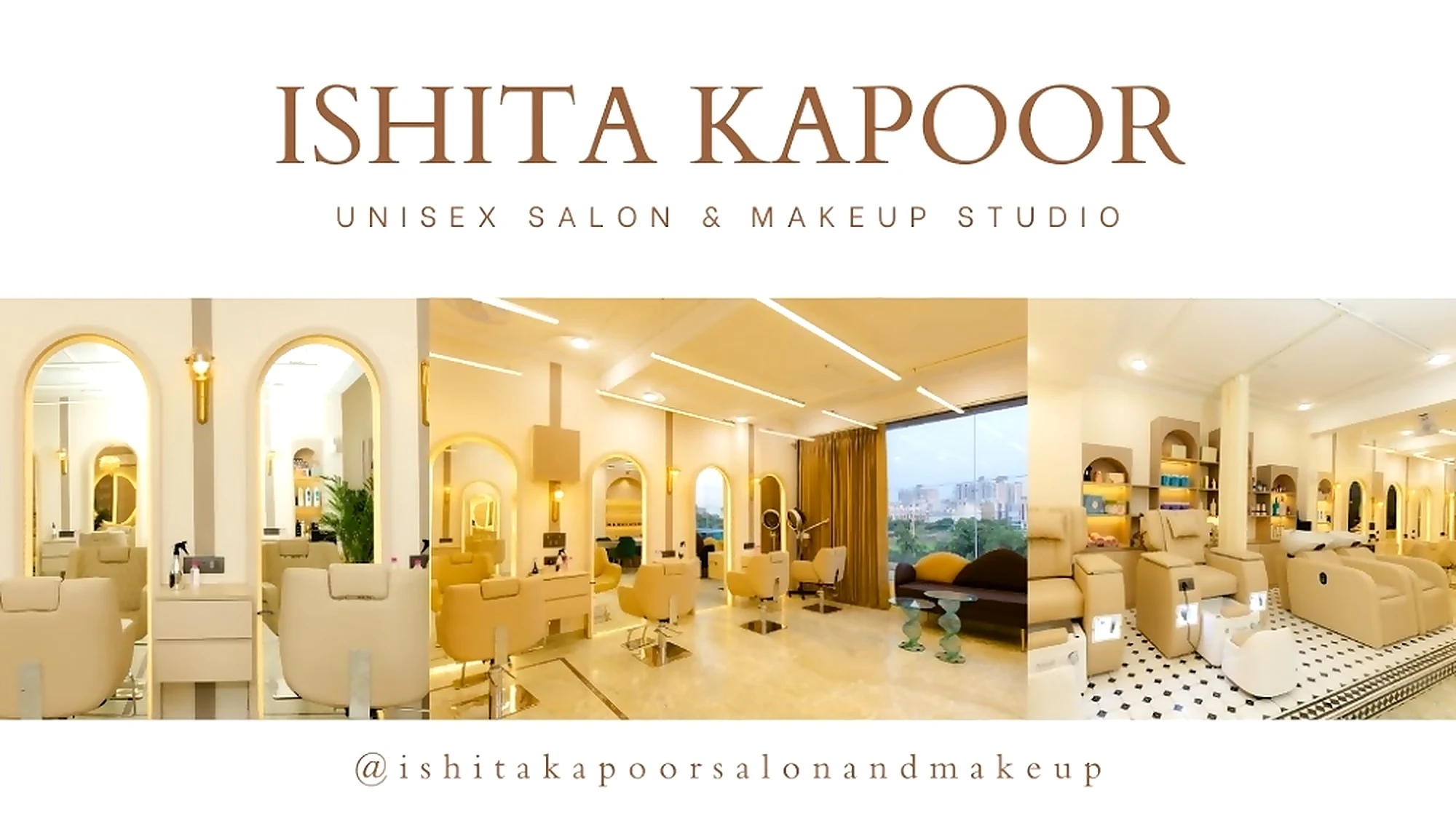 Ishita Kapoor Unisex Salon and Makeup Studio wordmark